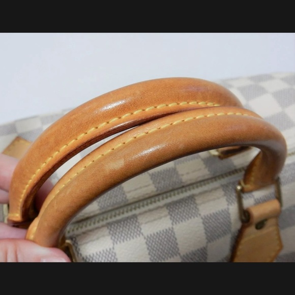 AUTHENTIC LOUIS VUITTON SPEEDY 30 LOCK PRELOVED - Picture 8 of 12